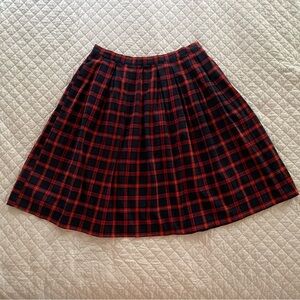 ModCloth Royal Monk Plaid Circle Skirt 18